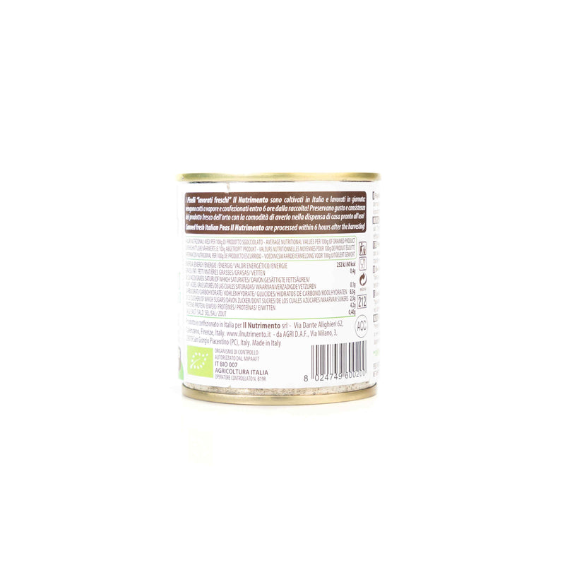 Organic Peas In Brine 160g