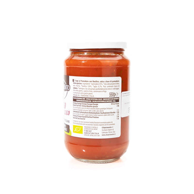 Organic Tomato Basil Sauce 550g