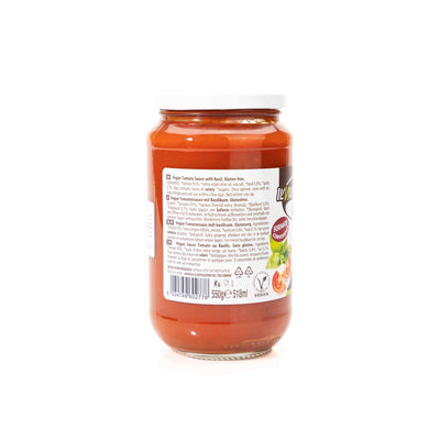 ال نوتريمنتو - صلصة الطماطم والريحان العضوية 550 جرام