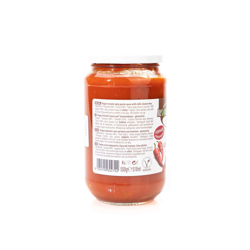 Organic Tomato Spicy Pasta Sauce 550g