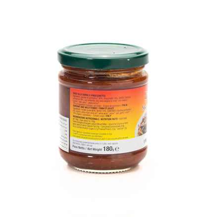 Condi Pasta Organic Sardine Wild Fennel and Tomato Pasta Sauce 180g
