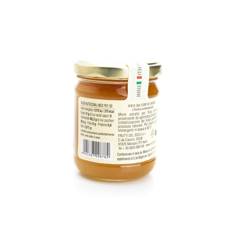 Organic Lemon Honey 250g