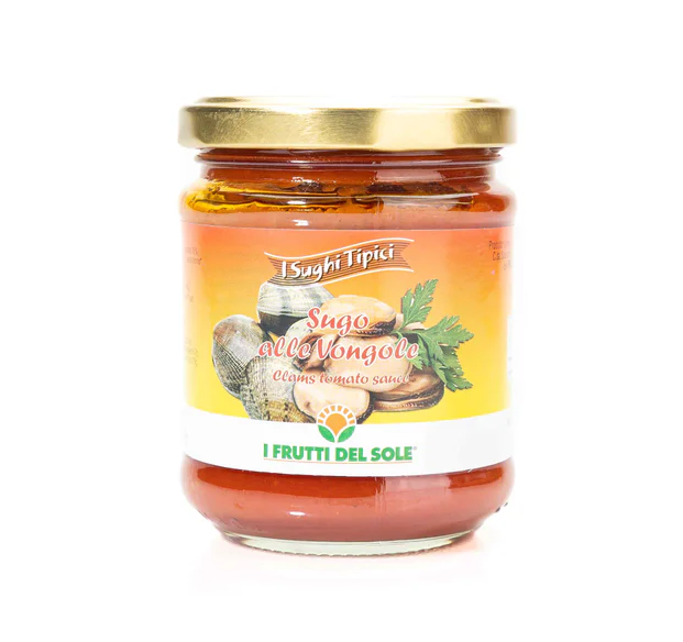 Organic Clams and Tomato Pasta Sauces 180g