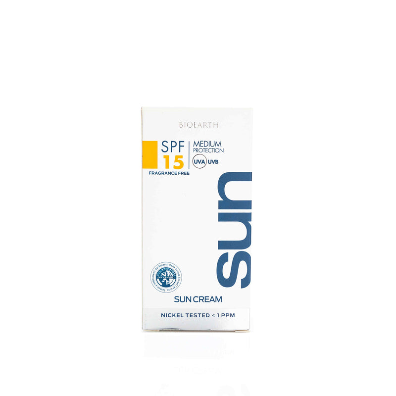 Organic Sun Cream Medium Protection Spf 15 150ml