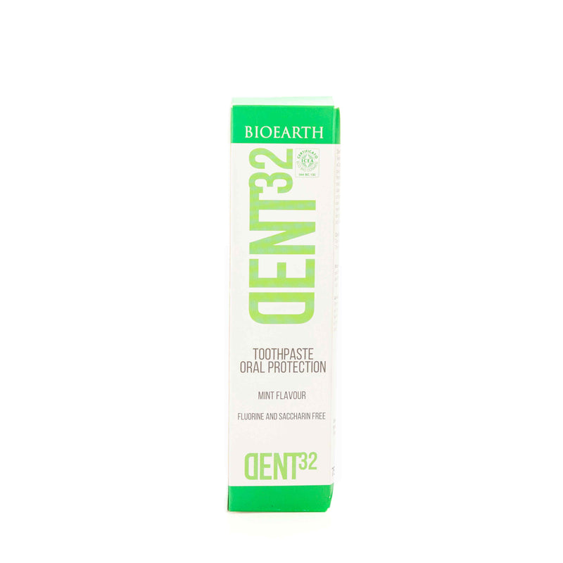 معجون أسنان Bioearth Organic Dent32 لحماية الفم بالنعناع، ​​75 مل