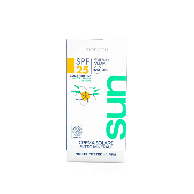 Organic Sun Cream Mineral Sunscreen Spf25 150ml