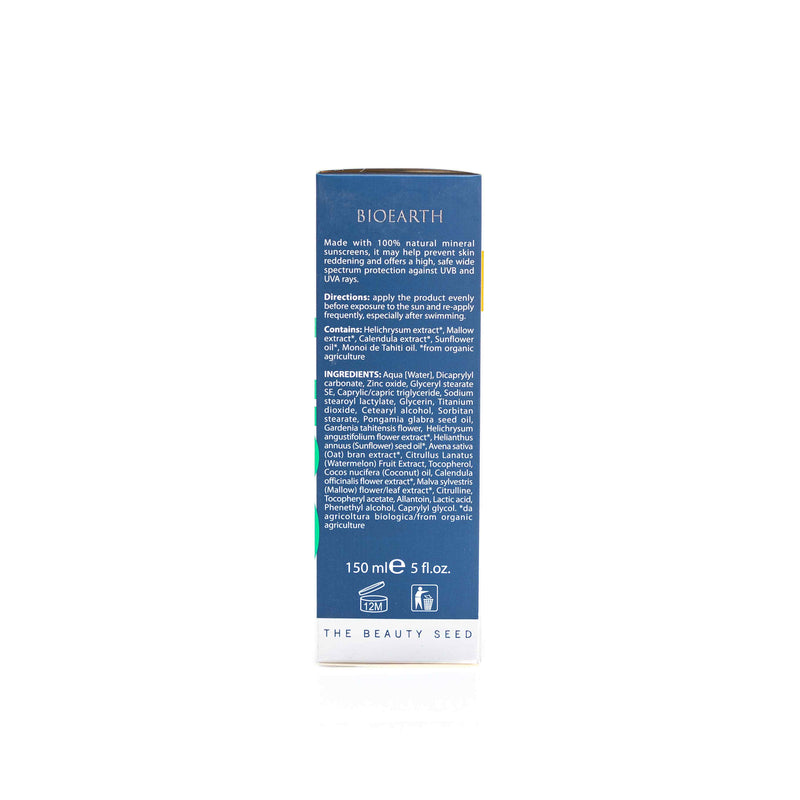 Organic Sun Cream Mineral Sunscreen Spf25 150ml