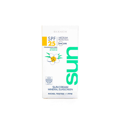 Organic Sun Cream Mineral Sunscreen Spf25 150ml