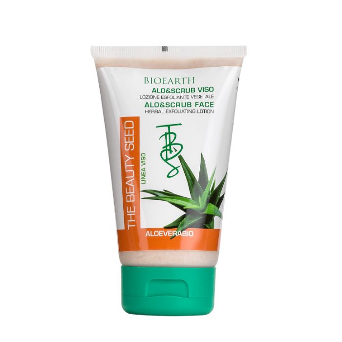 Organic Aloe & Scrub Face 150ml