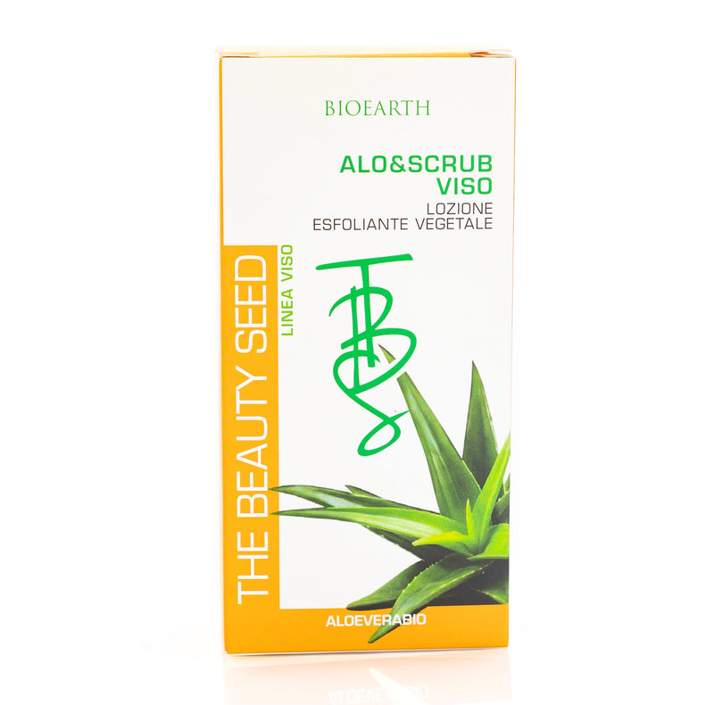 Organic Aloe & Scrub Face 150ml