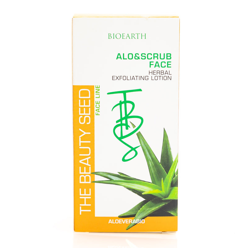 Organic Aloe & Scrub Face 150ml