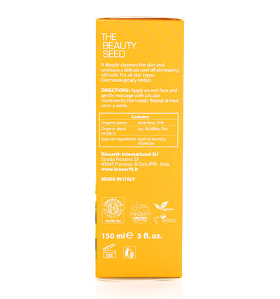 Organic Aloe & Scrub Face 150ml
