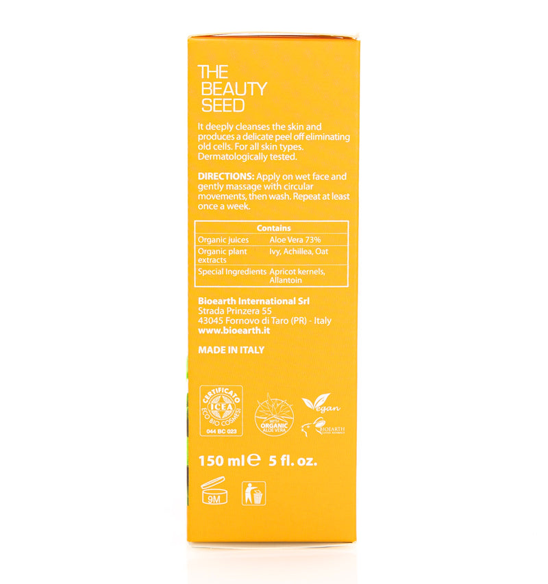 Organic Aloe & Scrub Face 150ml