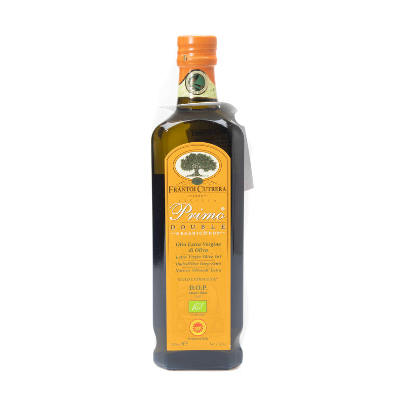 Organic Extra Virgin Olive Oil P.D.O. Monti Iblei Gulfi Bottle 500ml