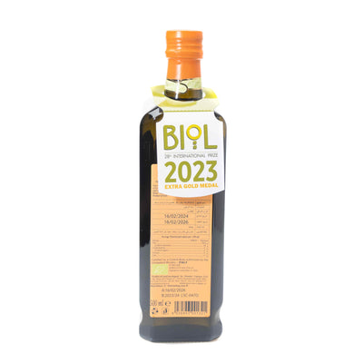 Organic Extra Virgin Olive Oil P.D.O. Monti Iblei Gulfi Bottle 500ml