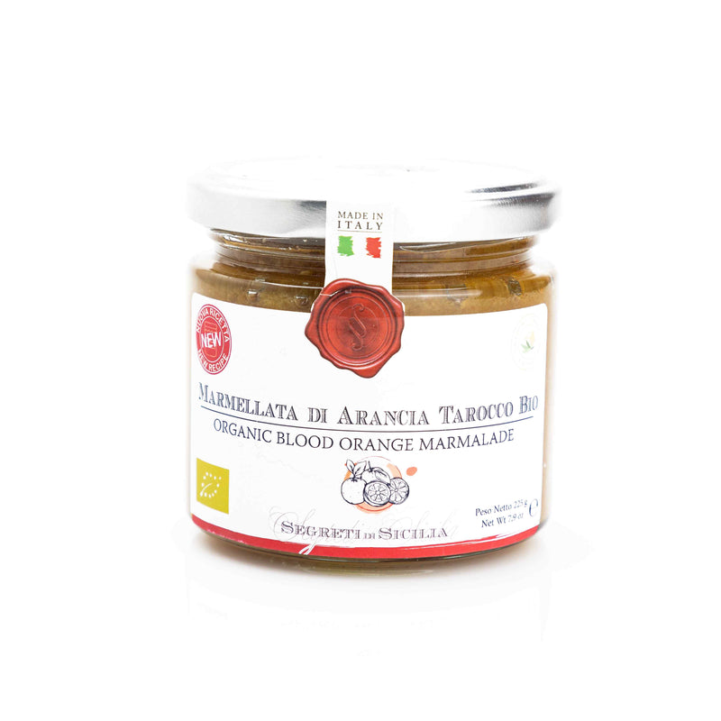 Organic Blood Orange Marmalade 225g - FRANTOI CUTRERA -
