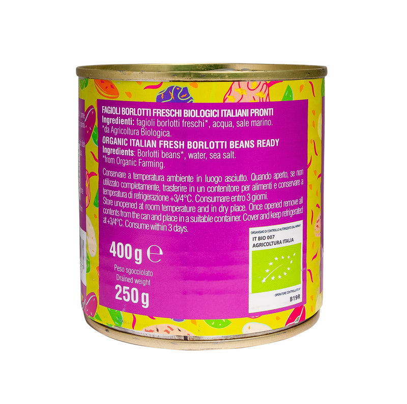 Organic Borlotti Beans Ready 400g