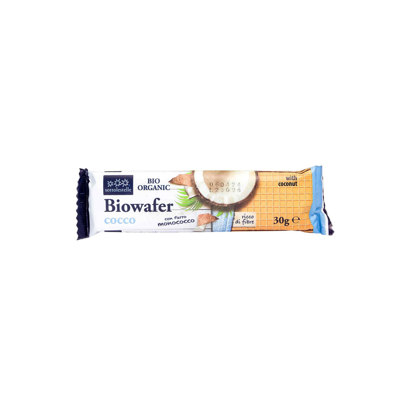 Organic Wafers with Coconut 30g