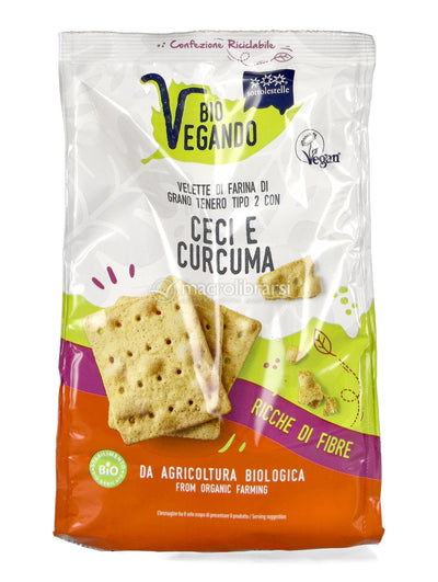Organic Velette with Chickpeas and Turmeric 200g - Sottolestelle -