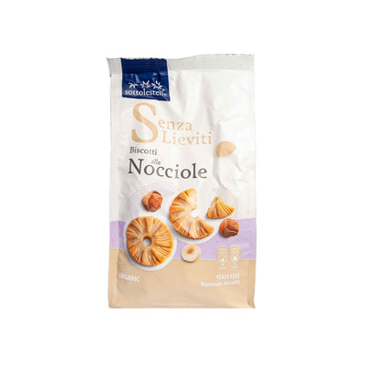 Organic Hazelnut Biscuits 350g - Sottolestelle -