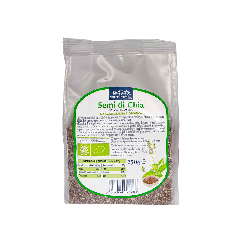 Sottolestelle Organic Chia Seeds 250g