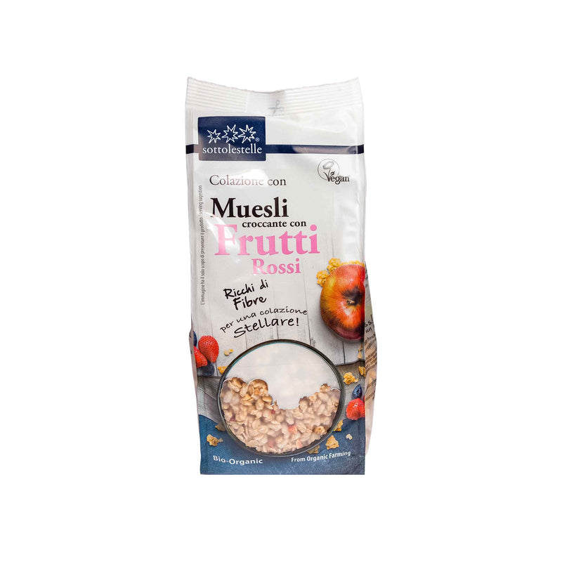 Organic Muesli Croccante con Frutti Rossi 350g