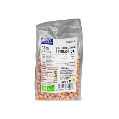 organic chickpeas from puglia 400G