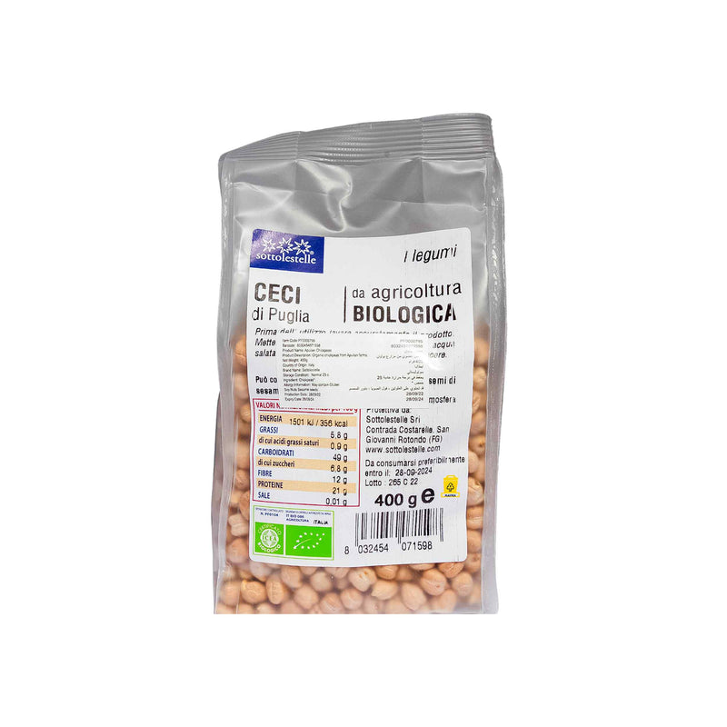 organic chickpeas from puglia 400G
