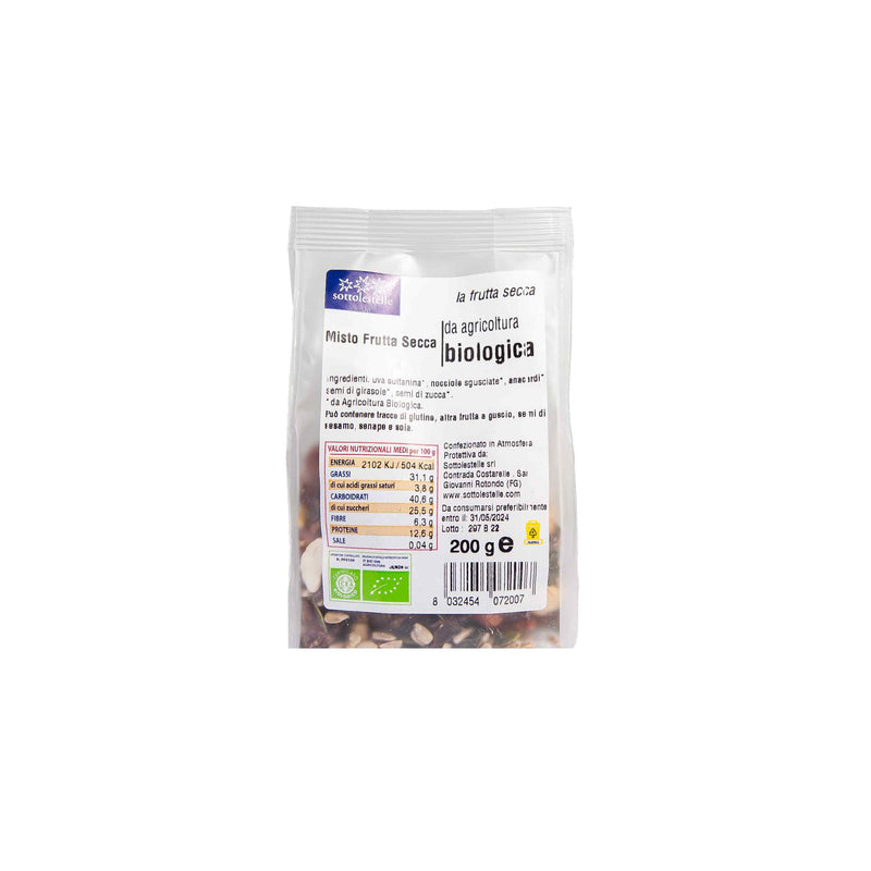Organic Misto Frutta Secca 200g