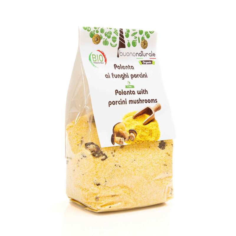 Organic Polenta with Porcini Mushrooms 250g