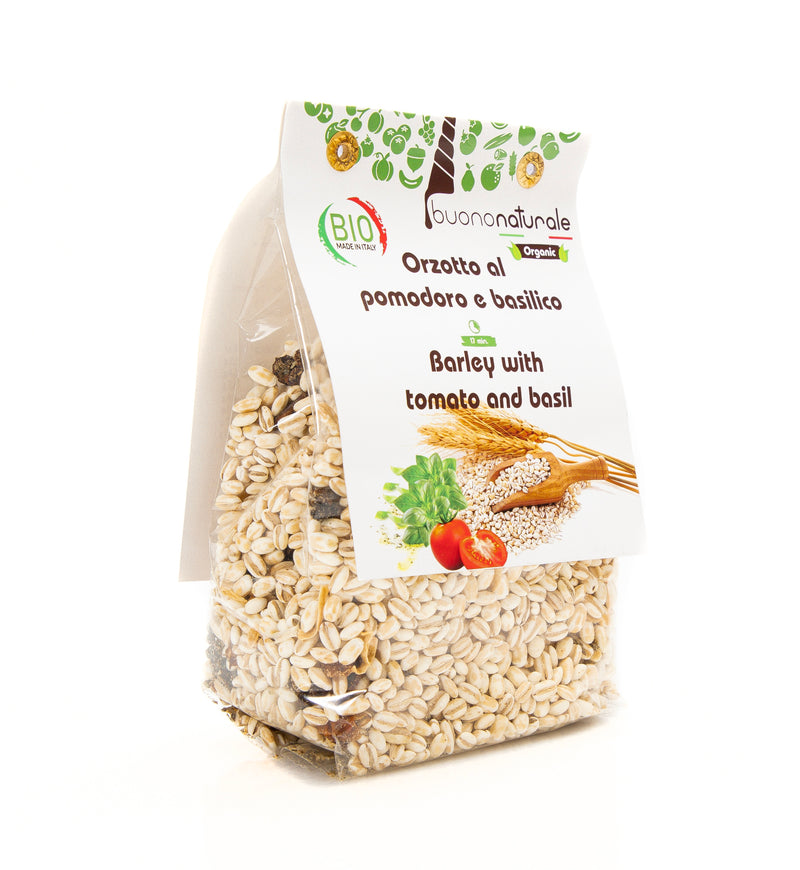 Organic Barley with Tomato and Basil 250g