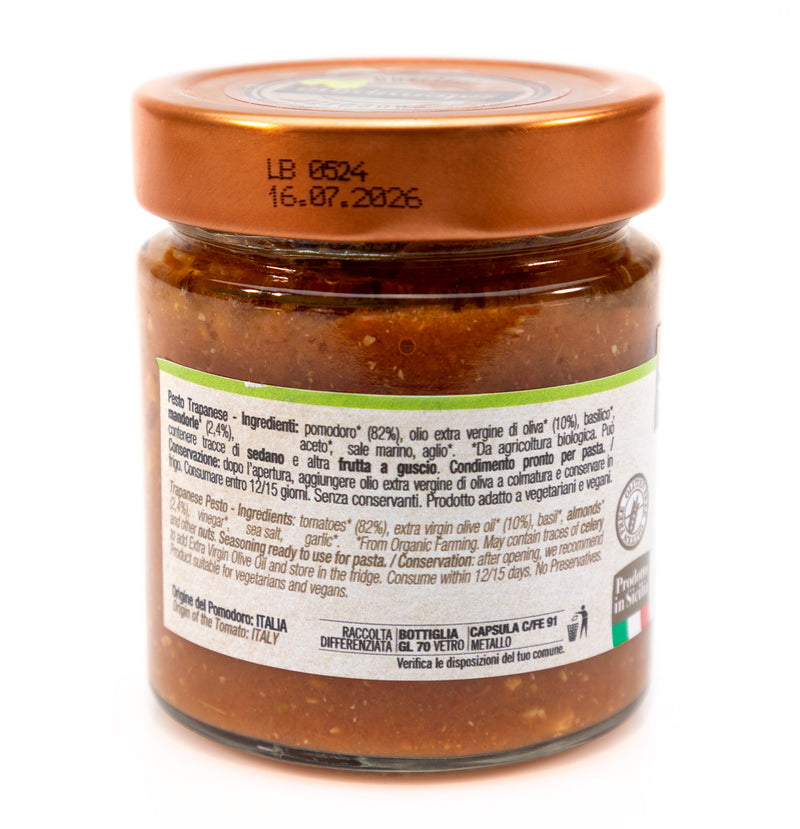 Organic Trapanese Pesto 190g