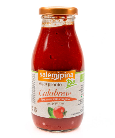 Organic Ready made Cherry Tomato Sauce Calabrese  250g