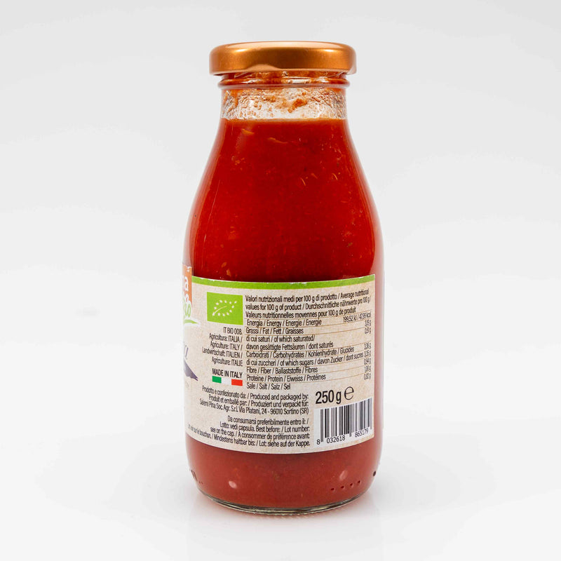 Organic Ready made Cherry Tomato Sauce Puttanesca 250g