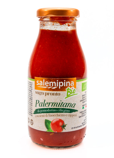 Organic Ready Made Cherry Tomato Sauce Palermitana 250g