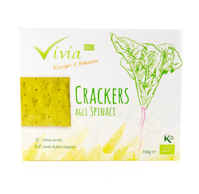 Organic Spinach Crackers 150g