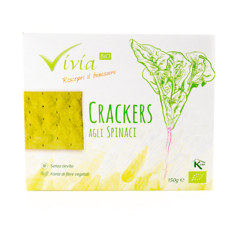 Organic Spinach Crackers 150g