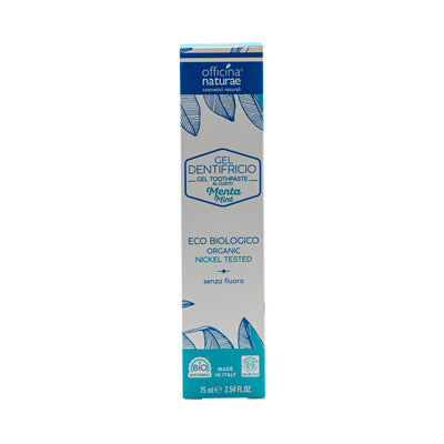 Organic Natural Mint Gel Toothpaste 75ml