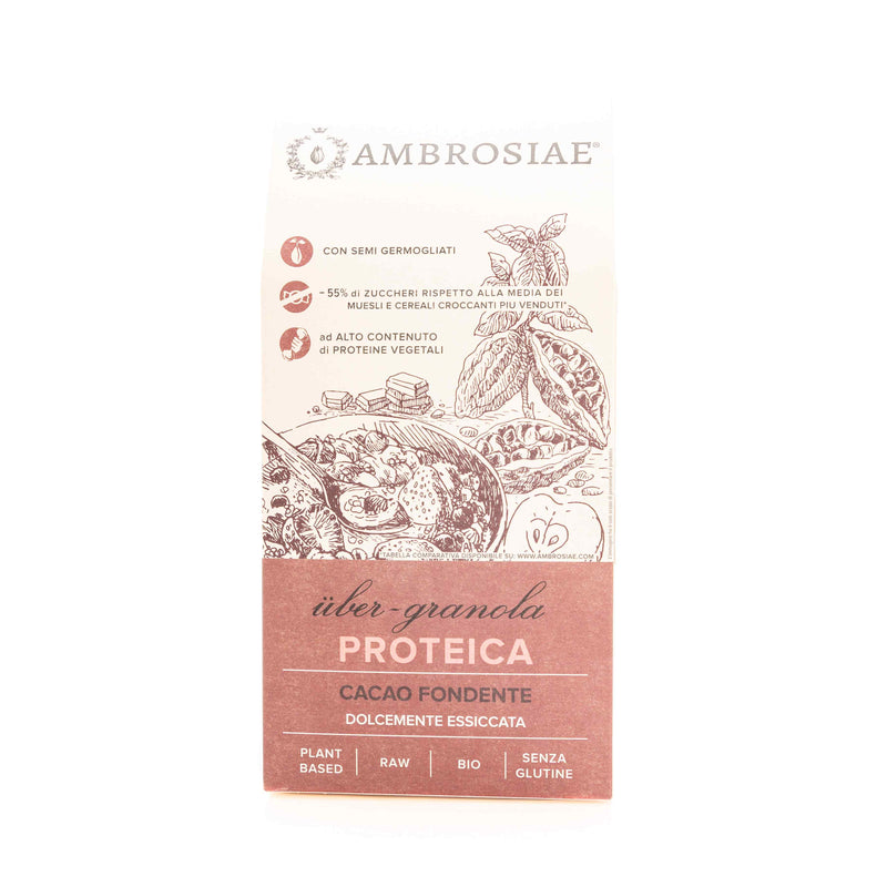 Organic Dark Cacao Protein Granola 250g