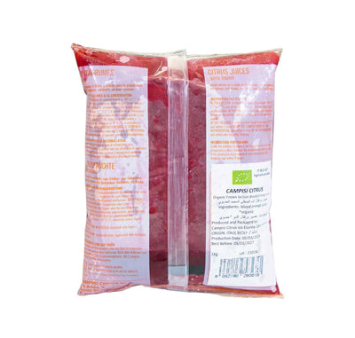Organic Frozen Sicilian Blood Orange Juice 1kg