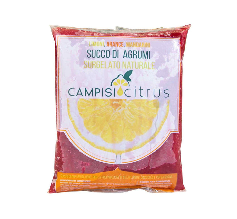 Organic Frozen Sicilian Blood Orange Juice 1kg- Buy 1 Get 1 Free - Campisi Citrus -