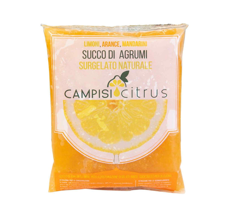Organic Frozen Sicilian Ciaculli Tangerine Juice 1kg- Buy 1 Get 1 Free - Campisi Citrus -