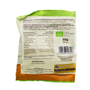 Organic Grissini With Turmeric & Shiitake Mushrooms 50g