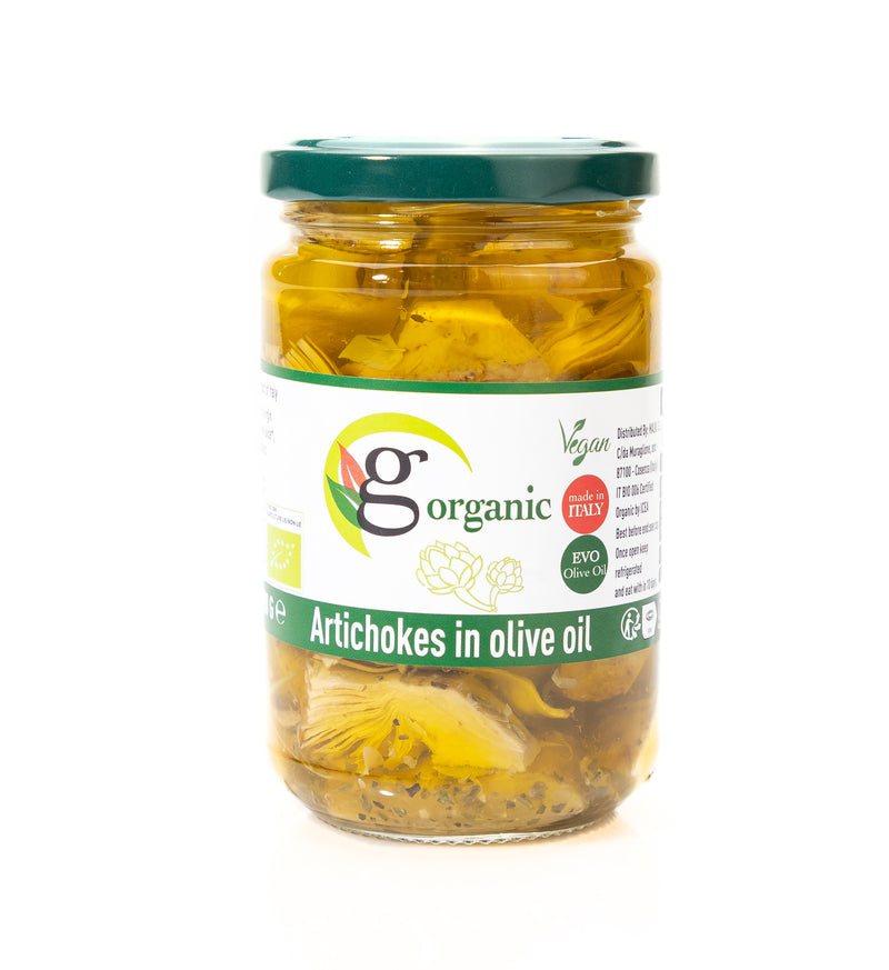 Organic Hearts Of Artichokes 280g