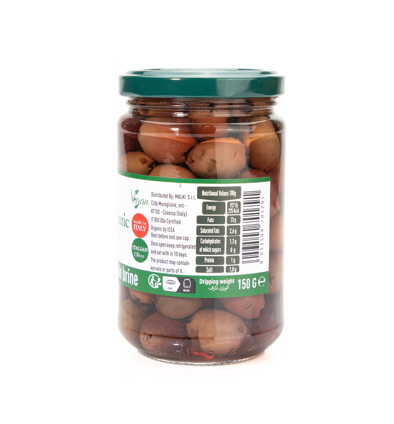 Organic Pitted Black Olives In Brine 550g - Buy 1 Get 1 Free