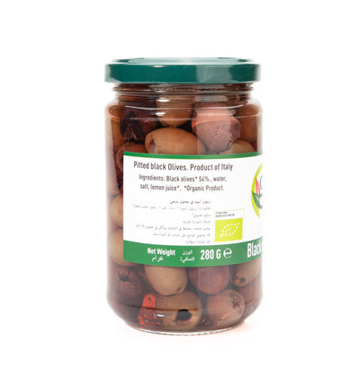 Organic Pitted Black Olives In Brine 550g - Buy 1 Get 1 Free
