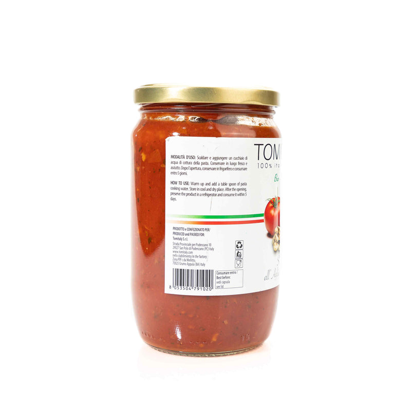 Tomi Italy Organic Sauce With Grilled Garlic 680g