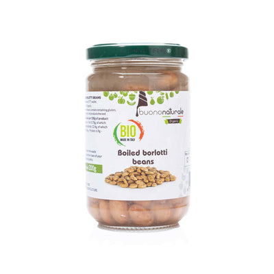 Organic Boiled Borlotti Beans 300g