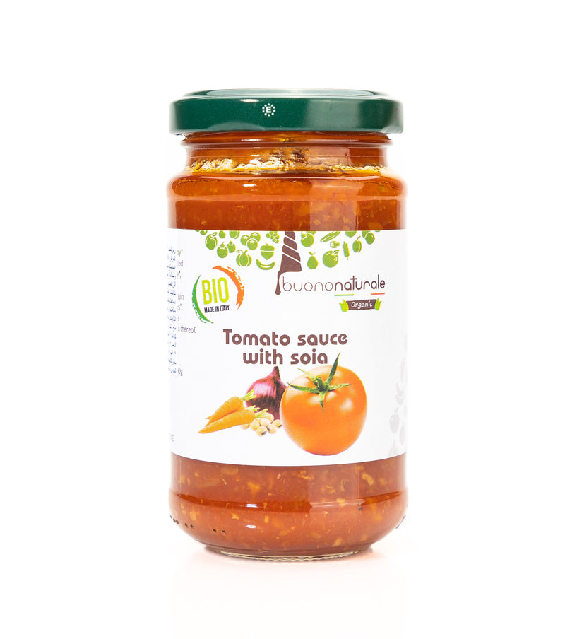 Organic Tomato Sauce with Soia 190g