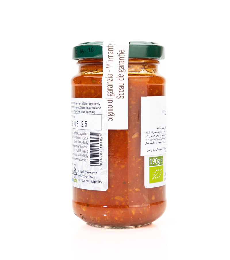 Organic Tomato Sauce with Soia 190g